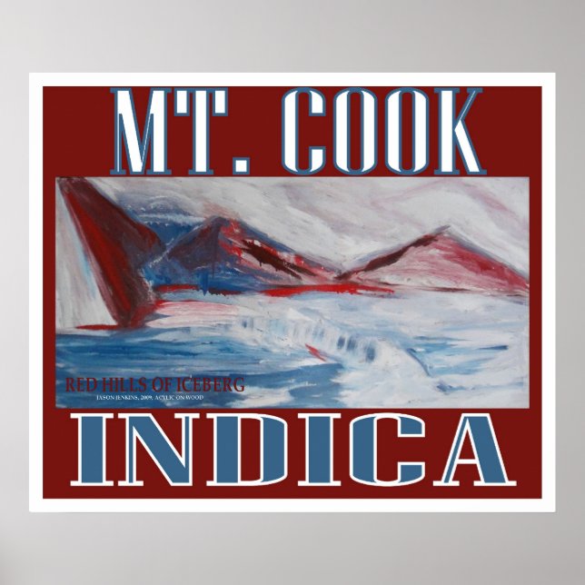 POSTER MT COOK INDICA (Devant)