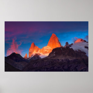 Poster Mt Fitz Roy à Sunrise
