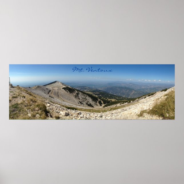 Poster Mt. Ventoux - Panorama view (Devant)