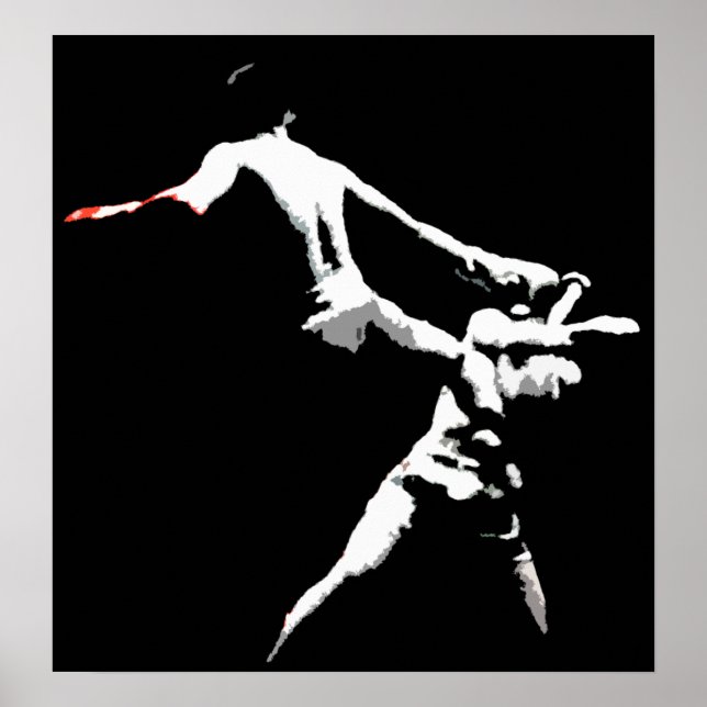 Poster Muay Thai Boxing Action (Devant)