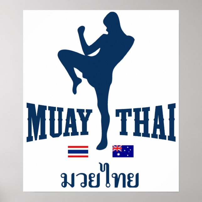 Poster Muay Thaïlande Australie (Devant)