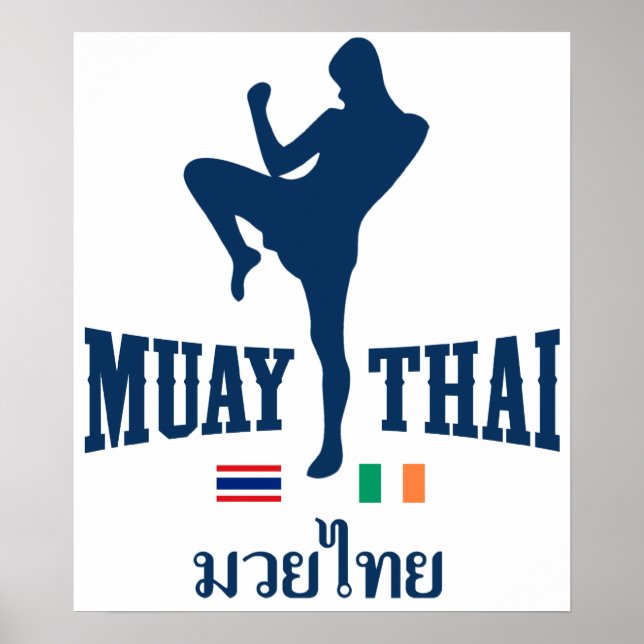 Poster Muay Thaïlande Irlande (Devant)