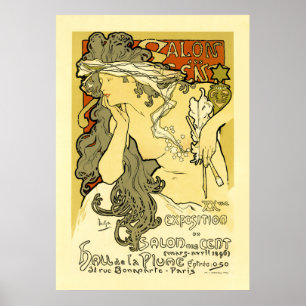 Poster Mucha : Salon des Cents