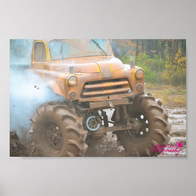 Poster Mud Bogging Truck (Devant)