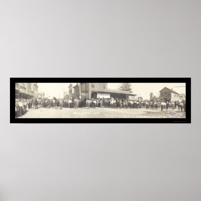Poster Mulberry IN Horse Show Photo 1910 (Devant)