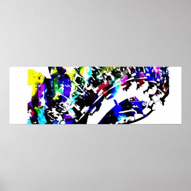 POSTER MULTICOULEUR ROLLERCOASTER (Devant)