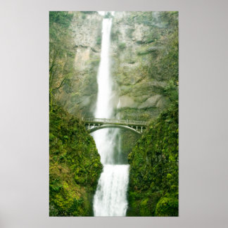 Poster Multnomah Falls Oregon