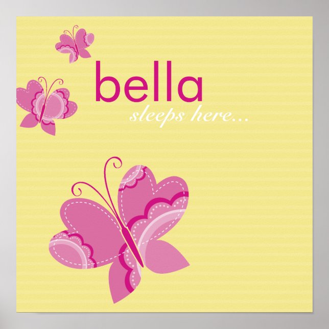 Poster MUR ART :: papillon flutterby 2 (Devant)