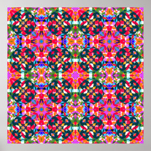 Poster Mur de décoration Dopamine coloré Jolly bri