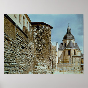 Poster Mur de DES Jardins de rue de Philippe Auguste