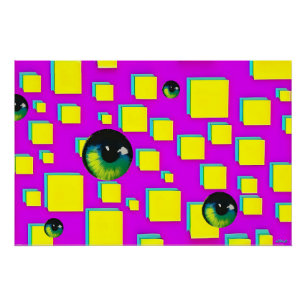 Poster Mur de vision