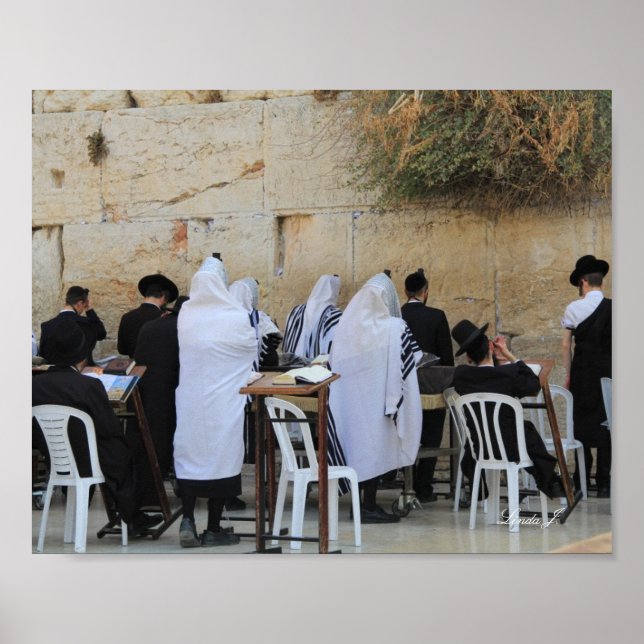 Poster Mur d'égarement de la toile d'Israël (Devant)