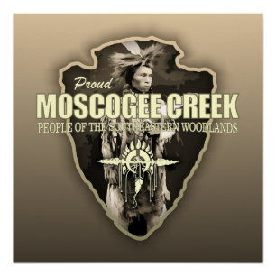 Poster Muscogee Creek (pointe de flèche)