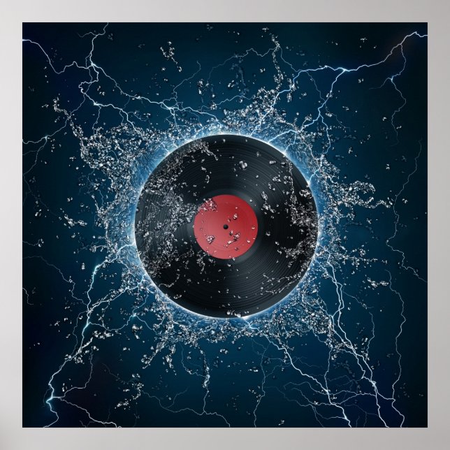 Poster "Music Power" (Devant)