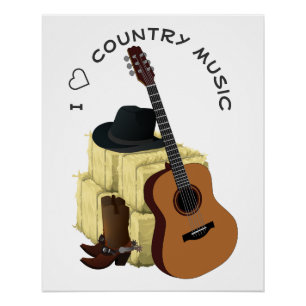 Poster Musique country