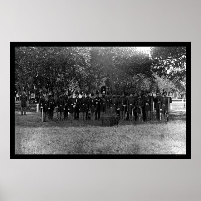 Poster Musique de la Poste militaire à Fort Monroe, VA 18 (Devant)