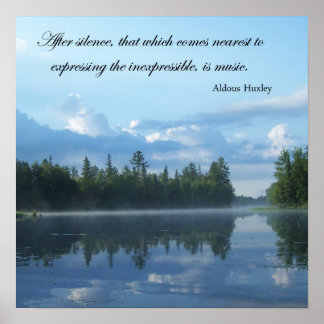 Poster Musique inexpressible