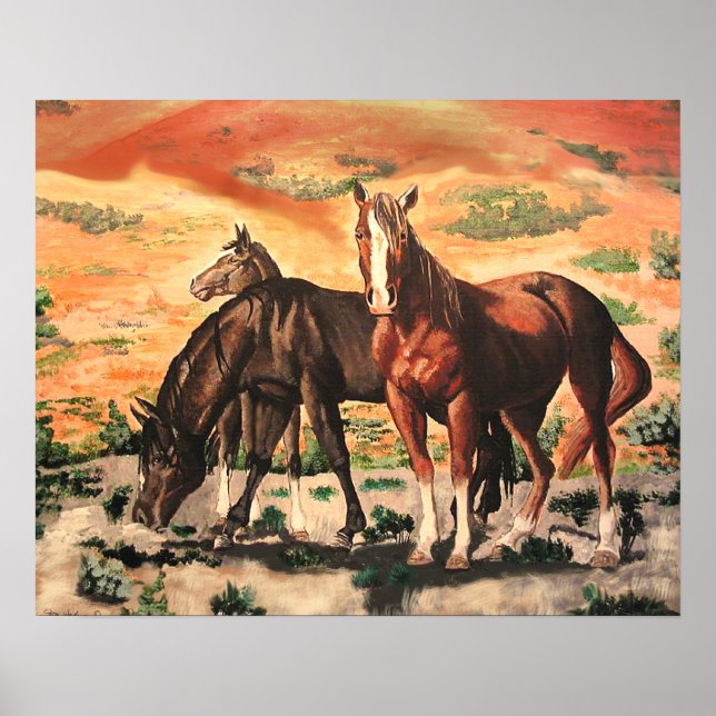 Poster - Mustang Family (Devant)