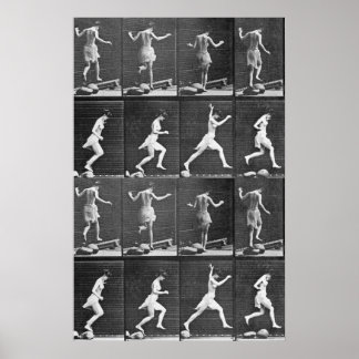 Poster muybridge lady saut