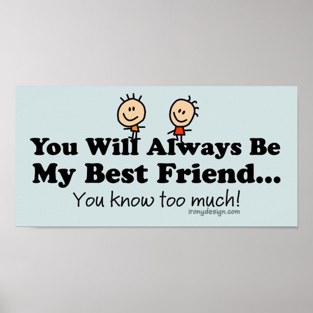 Poster My Best Friend (Devant)