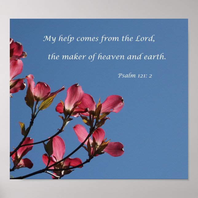 Poster My help comes from the Lord (Devant)