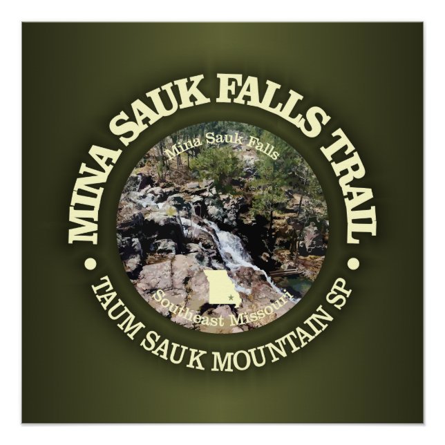 Poster Myna Sauk Falls (rd) (Devant)