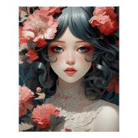 Mystic AI Anime Chic : Vintage petite robe noire