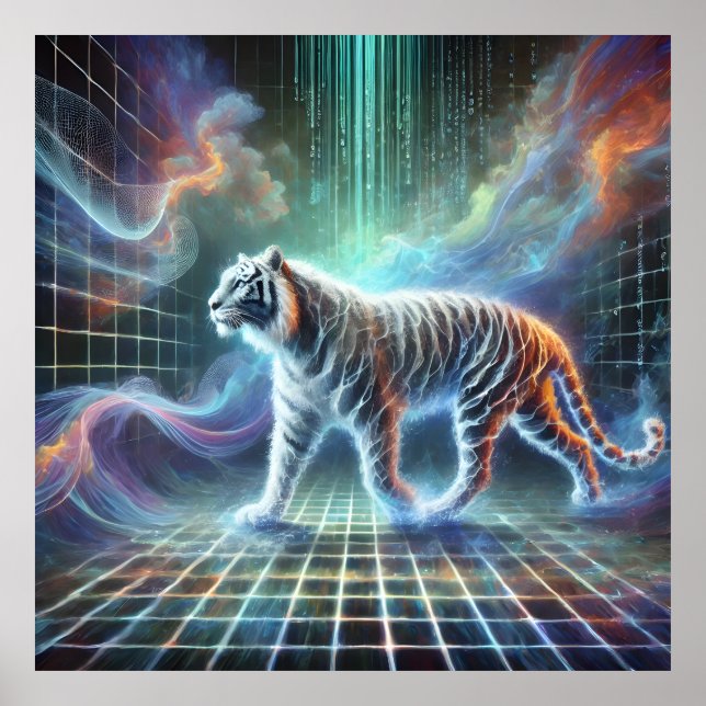 Poster mystique Abstrait Surreal Art pour la maiso (Devant)