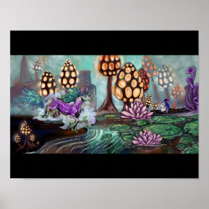 Poster Mysts of the Glowshrooms
