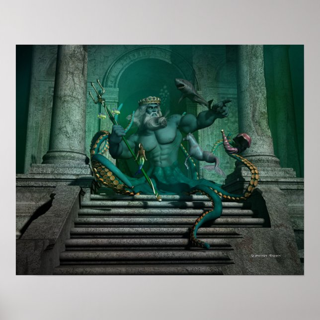 POSTER MYTHE - NEPTUNE (Devant)