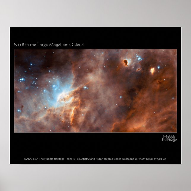 Poster N11BInTheLargeMagellanicCloud-2004 (Devant)