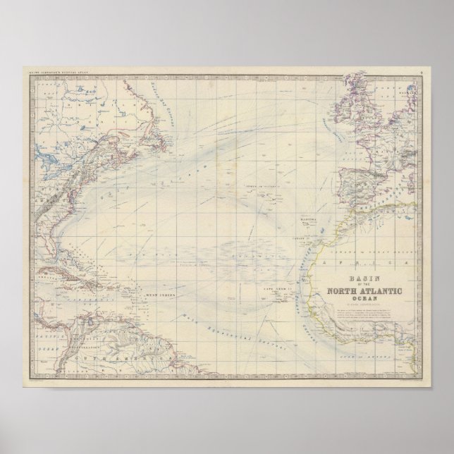 Poster N Océan Atlantique (Devant)