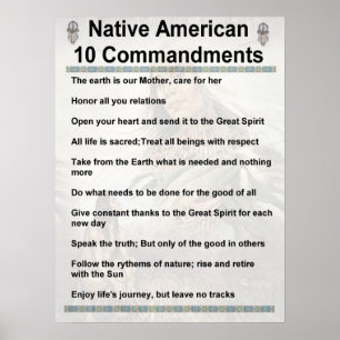 Poster Na de 10 commandements