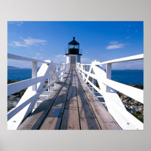 Poster NA, États-Unis, Maine, Port Clyde. Marshall Point 