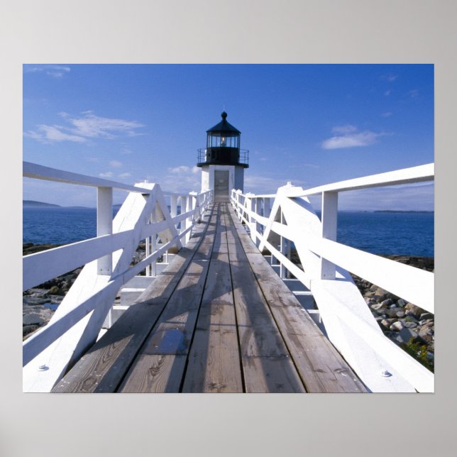 Poster NA, États-Unis, Maine, Port Clyde. Marshall Point  (Devant)