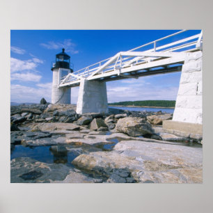 Poster NA, États-Unis, Maine, Port Clyde.  Marshall Point