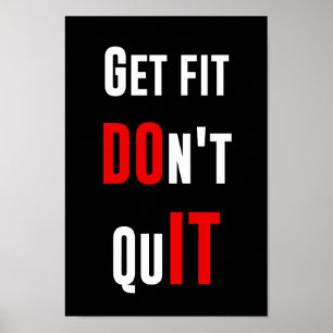 Poster N'abandonnez pas FAIRE Citer la sagesse