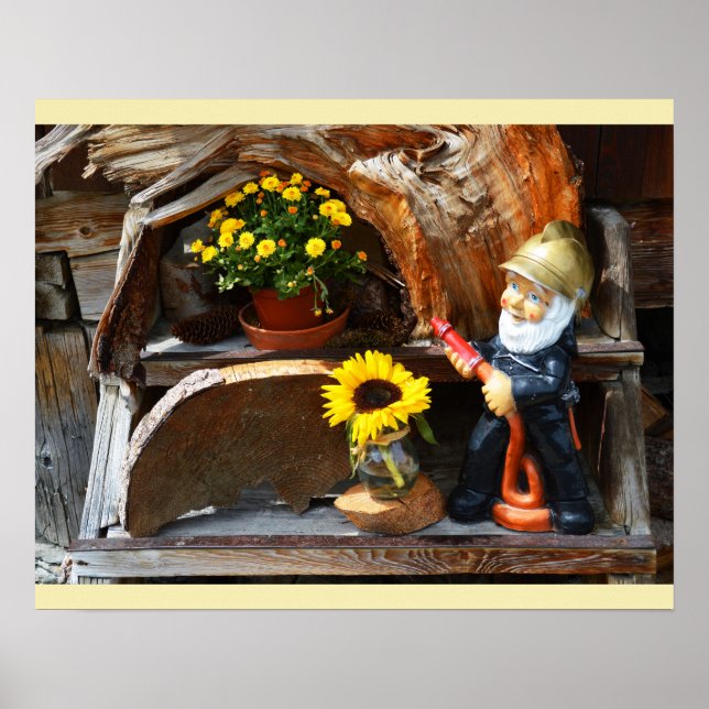 Poster Nain de jardin (Devant)