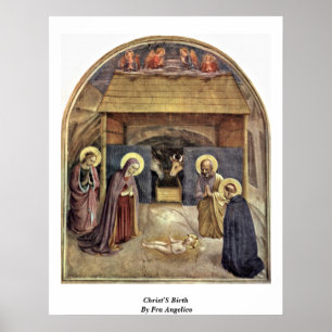 Poster Naissance Du Christ Par Fra Angelico