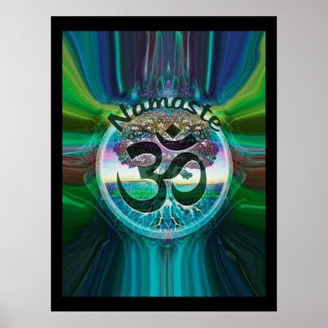 Poster Namaste Tree of Life (Devant)