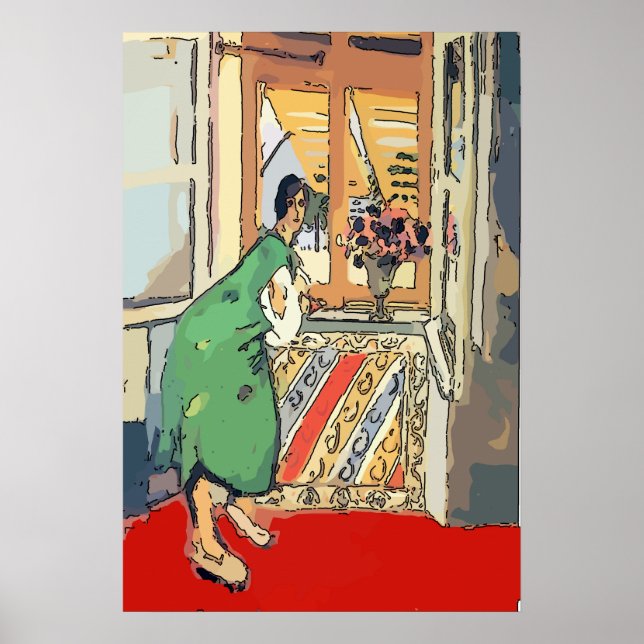 Poster Nancy à Window of Condo (Devant)