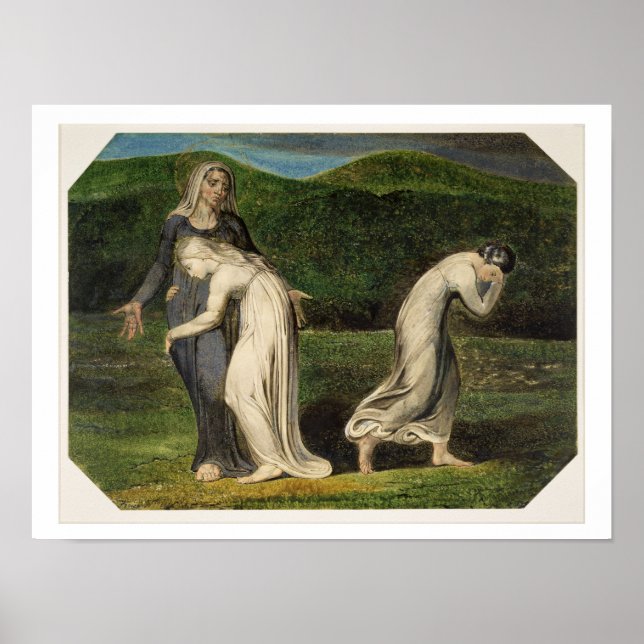 Poster Naomi priant Ruth et Orpah de revenir à l (Devant)