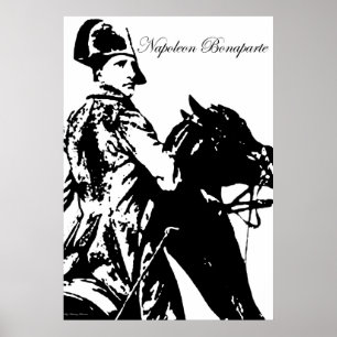 Poster Napoléon à cheval