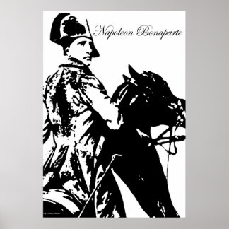Poster Napoléon à cheval