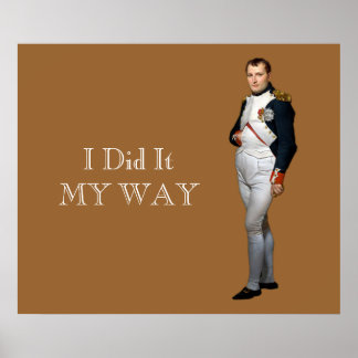 Poster Napoléon Bonaparte ~ Je L'Ai Fait À Ma Manière