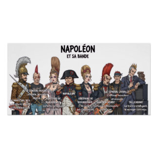 Poster Napoléon et sa bande