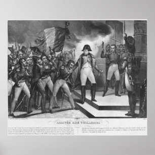 Poster Napoléon I arrive aux Tuileries