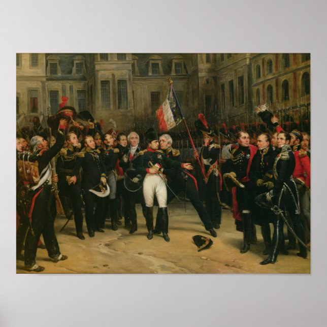 Poster Napoléon Ier Adieu à l'Impérial (Devant)