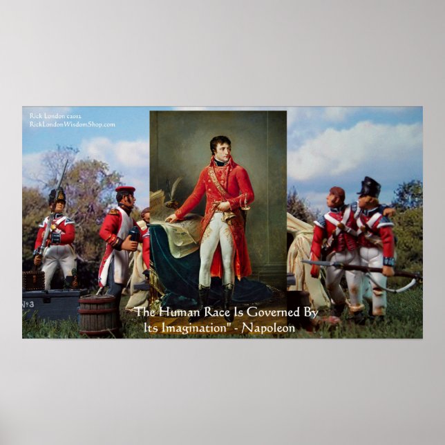 Poster Napoleon "Imagination Rules" Citation de la pochet (Devant)