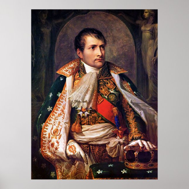 Poster Napoléon Le Roi d'Italie par Andrea Appiani (Devant)